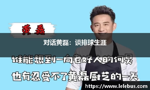 对话黄磊：谈排球生涯